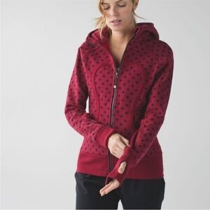 ISO Lululemon Red Polka Dot Define Jacket